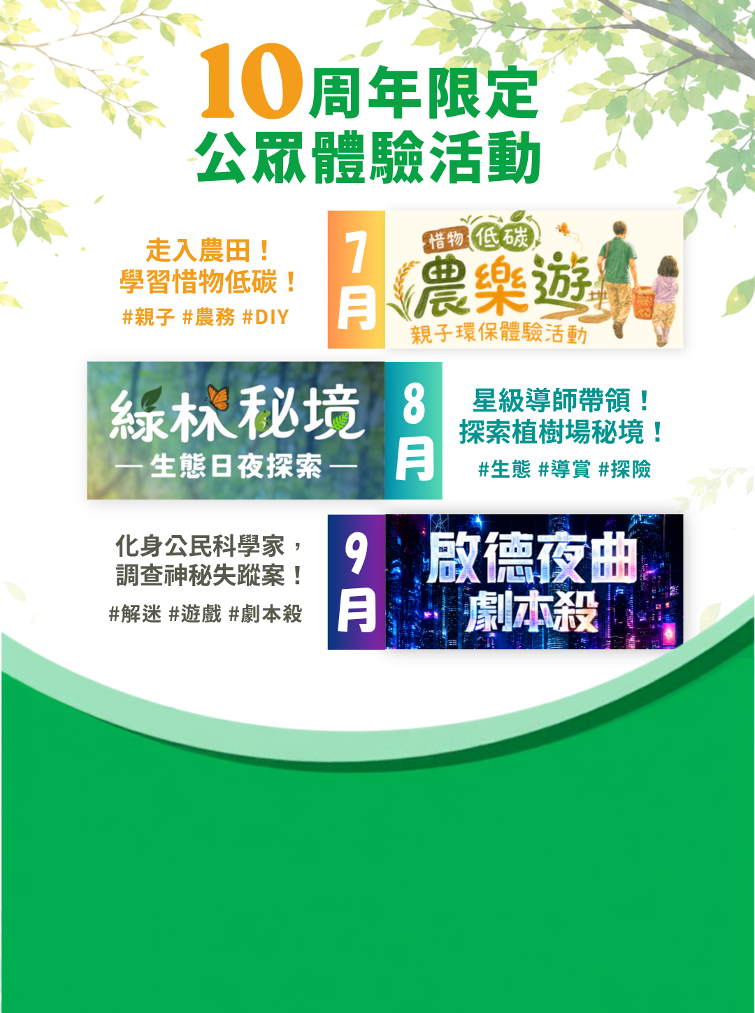 綠惜地球十周年